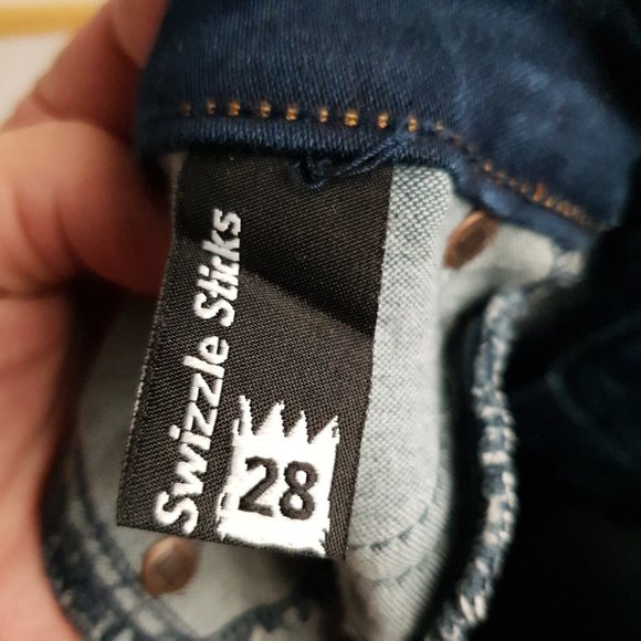 ZIGGY DENIM Swizzle Sticks Dark Wash Skinny Jeans - Picture 5 of 10